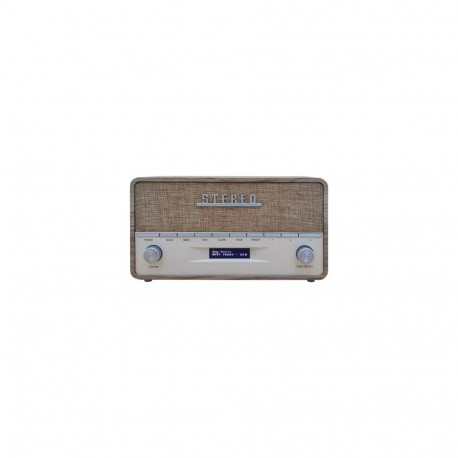 Denver DAB-36LW radio Portable Digital Brown, White