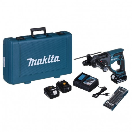 18V 3x5.0Ah lööktrell + tarvikud DHR202RTE3 MAKITA