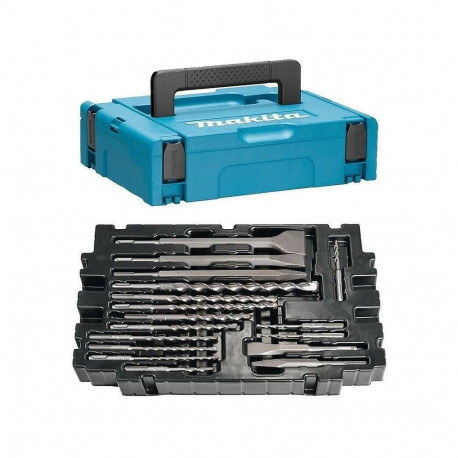 MAKITA puurikomplekt SDS+ 17-osaline meislitega MAKPAC kohvris