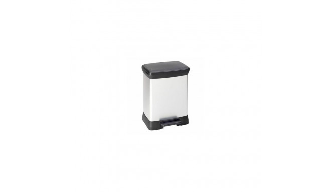 CURVER TRASH CAN DECO BIN 30L /IML METALLIZED