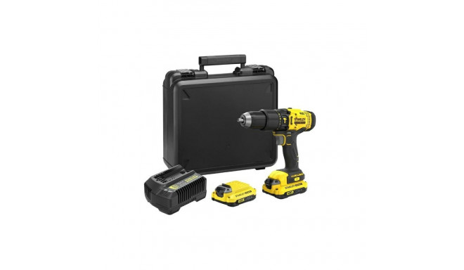Impact Drill Driver 18V Fatmax V20 2x1.5AH Case