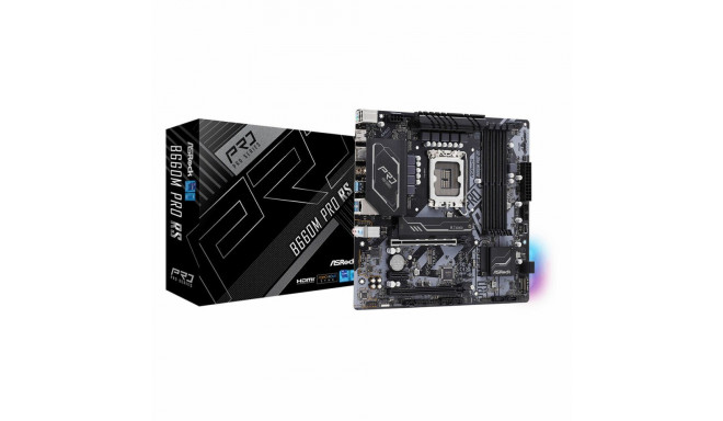 Emaplaat ASRock B660M Pro RS LGA 1700 INTEL B660