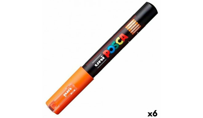 Фломастер POSCA PC-1M Оранжевый (6 штук)