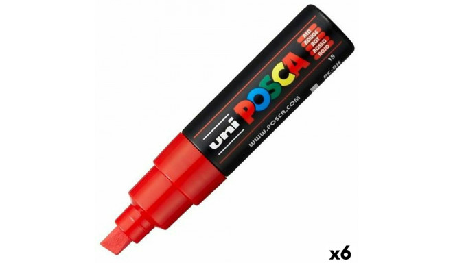 Marker pen/felt-tip pen POSCA PC-8K Red (6 Units)