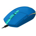 LOGITECH G203 LIGHTSYNC Corded Gaming Mouse - BLUE - USB