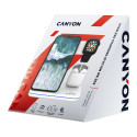 CANYON WS-302, 3in1 Wireless charger, with touch button for Running water light, Input 9V/2A, 12V/2A