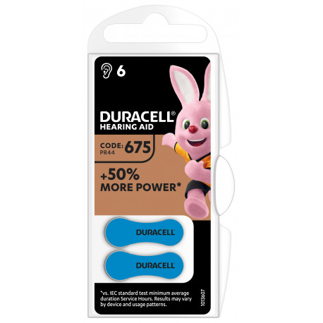 Duracell battery A675 Activair 1,45V/6B