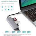 RoGer USB hub 5in1 USB-C/HDMI/SD/TF