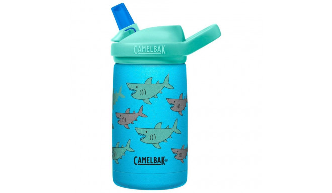 CamelBak eddy+ Kids SST Vacuum Insulated 350ml Thermal Bottle,School of Sharks