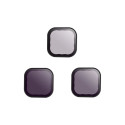 Lens filter set ND 8/16/32 Telesin for GoPro Hero 9 / Hero 10 / Hero 11 / Hero 12 (GP-FLT-902)