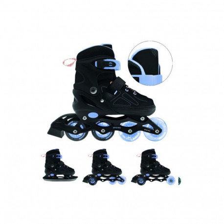 Spokey Quattro 4IN1 inline skates SPK-943428 size 30-33BK/VT (30-33)