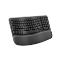 LOGITECH Wave Keys wireless ergonomic keyboard - GRAPHITE - (PAN) - 2.4GHZ/BT - N/A - NORDIC-613 - U