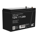 GREEN CELL Battery AGM 12V7.2AH