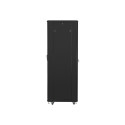 LANBERG rack cabinet 19inch free-standing 42U/600x800 flat pack with mesh door black