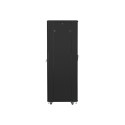 LANBERG rack cabinet 19inch free-standing 42U/600x800 flat pack with mesh door black