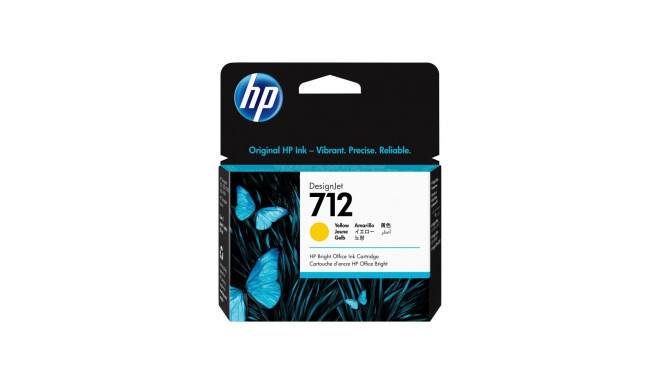 HP 712 29-ml Yellow DesignJet Ink Cartridge