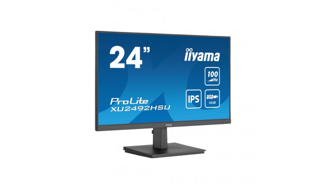 IIYAMA XU2492HSU-B6 24-tolline ETE IPS-paneel 1920x1080 100Hz 250cd/m Kõlarid HDMI DisplayPort 0,4ms