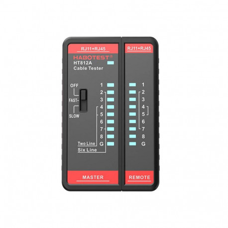 Network cable tester Habotest HT812A RJ45|RJ14|RJ12|RJ9