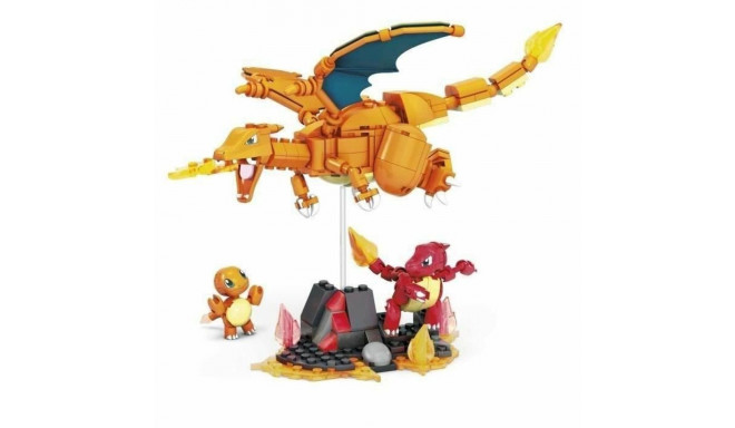 Construction set Megablocks Charmander Charmilion Charizard Pokémon 300 Pieces