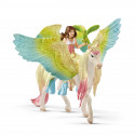 Action Figure Schleich Fairy Surah with glitter Pegasus