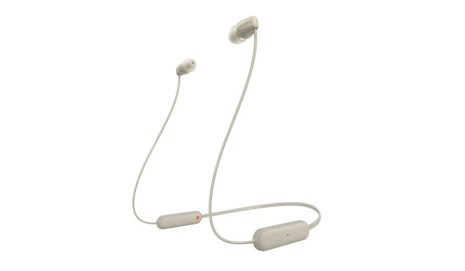 Bluetooth Kõrvaklapid Sony WI-C100 Beež