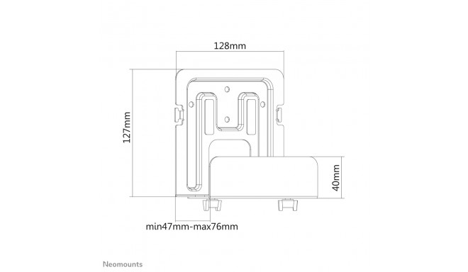 Tahvelarvuti Alus Neomounts DS15-540BL1