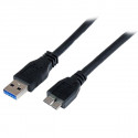 USB-kaabel-Mikro USB Startech USB3CAUB1M           Must