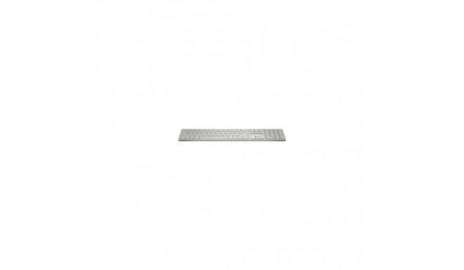 HP HP 970 Programmable Wireless Keyboard - Backlit - White/Silver - US ENG