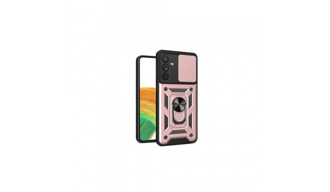 iLike Samsung Galaxy A34 5G armored case with camera cover Pink