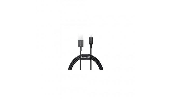 Baseus - Superior Fast Charging Data Cable USB to Micro 1m Black