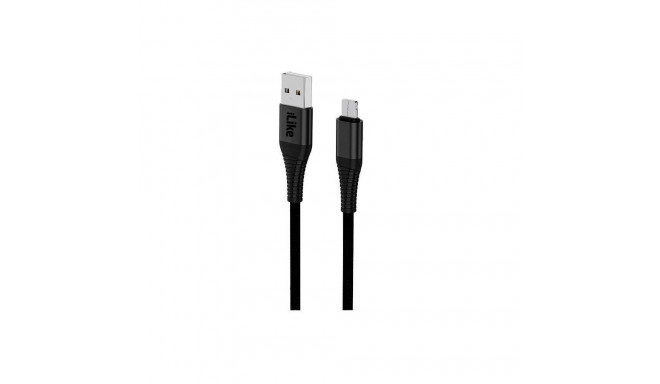 iLike - iLike Charging Cable for MicroUSB ICM01 Black