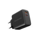 AXAGON ACU-PQ45 wall charger QC3.0,4.0/AFC/FCP/PPS/Apple + PD type-C, 45W, black