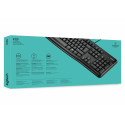 Logitech klaviatuur K120 USB INT, must