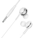WIWU wired earphones EB310 jack 3,5mm white