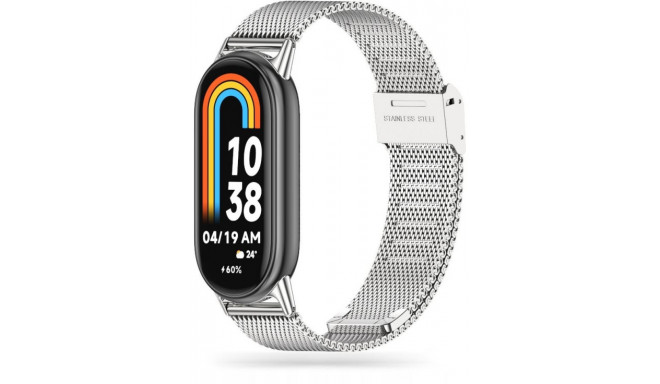 Tech-Protect watch strap MilaneseBand Xiaomi Smart Band 8, silver