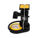 Dunlop bicycle foot pump with pressure gauge 175416