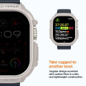 Pouzdro Spigen Rugged Armor pro Apple Watch Ultra 1 / 2 (49 mm) - béžové