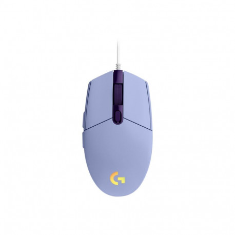 Logitech G203 Lightsync juhtmega optiline hiir 6 nupuga USB lilla