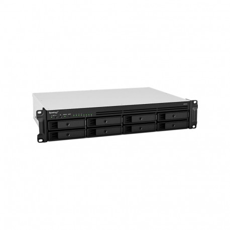 SYNOLOGY RS1221+ 8-kohaline NAS-räkit AMD Ryzen V1500B 4-tuumaline 2,2 GHz 4GB DDR4 kuni 32GB RJ-45 