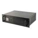 GEMBIRD UPS-RACK-1200 UPS Rack 19inch 3.4U 1200VA 2xIEC 2x Schuko 230V USB LCD