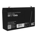 GREENCELL battery AGM VRLA 6V 15Ah