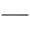 NETRACK 104-10 Netrack patch panel 19 24-ports cat. 5e UTP, 0,5U, with shelf