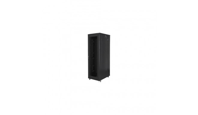 LANBERG rack cabinet 19inch free-standing 42U/800x1000 flat pack with mesh door black