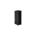 LANBERG rack cabinet 19inch free-standing 42U/800x1000 flat pack with mesh door black