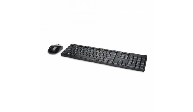 Keyboard and Wireless Mouse Kensington K75230ES Black Spanish Spanish Qwerty QWERTY