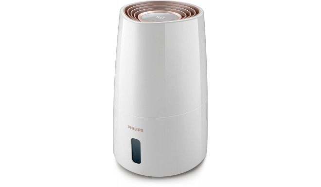 Philips HU3916/10 Humidifier, 25 W, Water tank capacity 3 L, Suitable for rooms up to 45 m, NanoClou