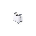 Adler Toaster AD 3216 Power 750 W, Number of slots 2, Housing material Plastic, White