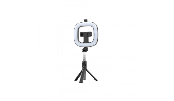 iLike Universal SELFIE HANDLE TRIPOD AND RING LIGHT BLUETOOTH Black