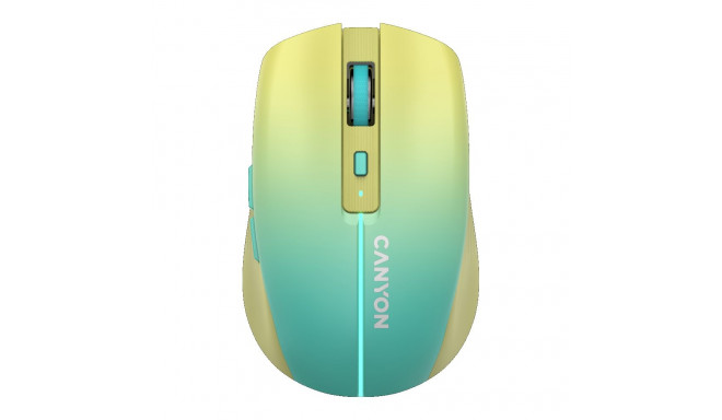 Canyon wireless mouse MW-44, yellow/blue