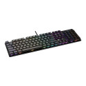 CANYON Cometstrike GK-55, 104keys Mechanical keyboard, 50million times life, GTMX red switch, RGB ba